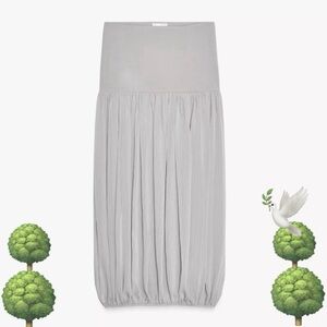 Zara Light Gray Maxi Skirt